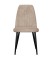Стул DikLine 326 B03 BEIGE, ножки черные