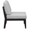 Кресло Массив мягкое (85х60х75) в классическом стиле, серый,венге
