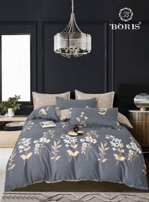 Комплект постельного белья на резинке Bodroom 1.5 сп., 2 сп., евро, семейный арт. R-046