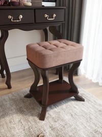 Банкетка Берже 26 (51х40х30) в классическом стиле, темно-коричневый Банкетка Берже 26 (51х40х30) в классическом стиле, темно-коричневый