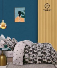 Комплект постельного белья на резинке Bodroom 1.5 сп., 2 сп., евро, семейный арт. R-047