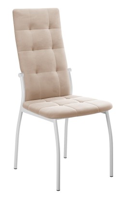 Стул DikLine ГАЛС-М каркас белый/ B03 BEIGE