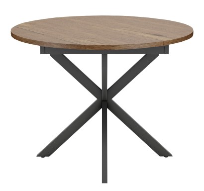 Стол Dikline RDB100X Дуб Галифакс (ЛДСП EGGER)/Опоры XR черные