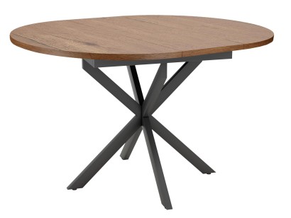 Стол Dikline RDB100X Дуб Галифакс (ЛДСП EGGER)/Опоры XR черные