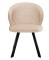 Стул DikLine 249 поворотный, B03 BEIGE, ножки черные