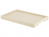 Столик-поднос Селена (25,5х54х34) в скандинавском стиле, слоновая кость Столик-поднос Селена (25,5х54х34) в скандинавском стиле, слоновая кость