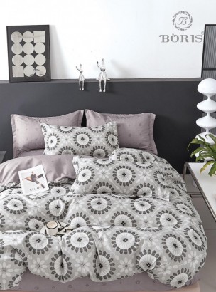 Комплект постельного белья на резинке Bodroom 1.5 сп., 2 сп., евро, семейный арт. R-048