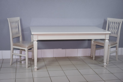 Кухонный стол Инфинити слоновая кость