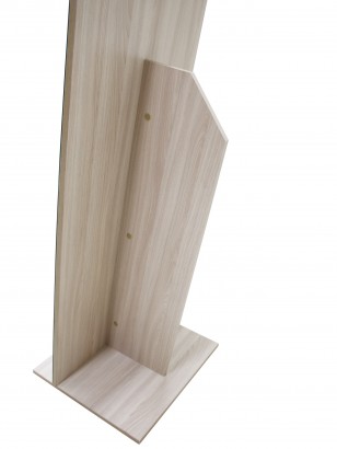 Зеркало напольное Стелла 2 светлый (163,5х50х44) в классическом стиле, шимо светлый