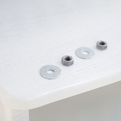 Консоль Берже 20 (55х80х31) в классическом стиле, белый ясень