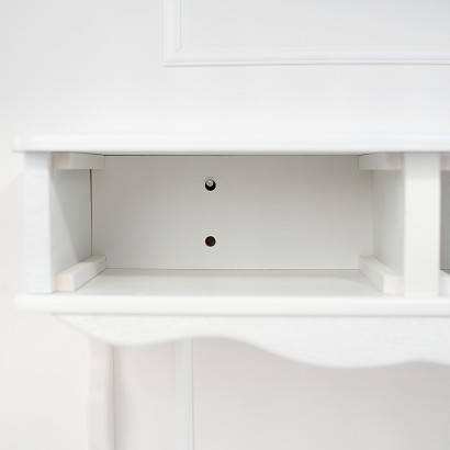 Консоль Берже 20 (55х80х31) в классическом стиле, белый ясень