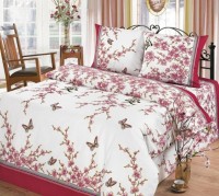 Комплект постельного белья КПБ Сакура Бязь арт. Sakura