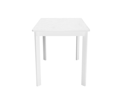 Стол DikLine LK90 Керамика Mono white (белый матовый) /подстолье белое/опоры белые