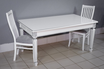 Кухонный стол Инфинити белый