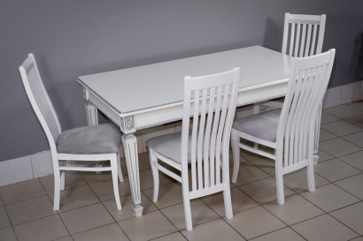 Кухонный стол Инфинити белый