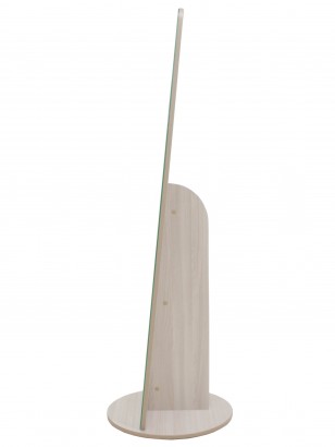 Зеркало напольное Стелла 1 светлый (157,8х40,4х50,4) в классическом стиле, шимо светлый