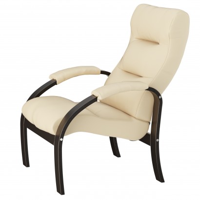 Кресло для отдыха (98х78х83) в скандинавском стиле, ева 2, венге