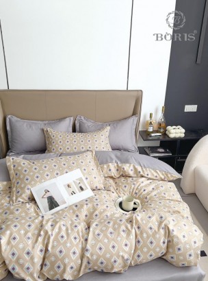 Комплект постельного белья на резинке Bodroom 1.5 сп., 2 сп., евро, семейный арт. R-050