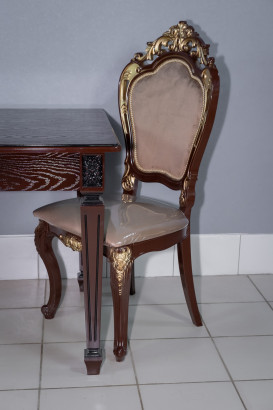 Кухонный стол Инфинити венге с темной патиной