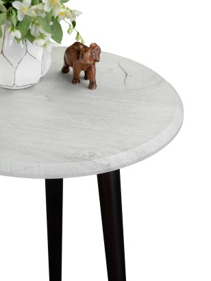 Стол журнальный BeautyStyle 2 (60х40х40) в стиле лофт, дуб дымчатый, венге