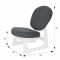 Кресло для отдыха Смарт G Силуэт (81х55х78) в скандинавском стиле, макс 965, молочный дуб