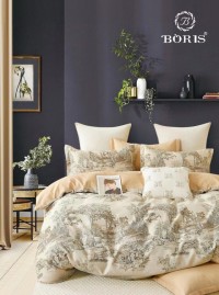 Комплект постельного белья на резинке Bodroom 1.5 сп., 2 сп., евро, семейный арт. R-052