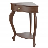 Консоль угловая Элегант Л (73х45х45) в классическом стиле, орех Консоль угловая Элегант Л (73х45х45) в классическом стиле, орех