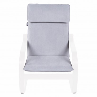 Кресло Малави ткань Твист 16, каркас (91х66,5х82) в скандинавском стиле, твист 16, береза белая