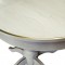 Стол обеденный Тарун 4 раздвижной (76,5х120х84) в классическом стиле, слоновая кость, золото