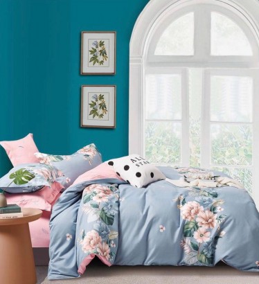 Комплект постельного белья на резинке Bodroom 1.5 сп., 2 сп., евро, семейный арт. R-054