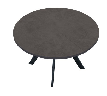 Стол DikLine RD100 Хромикс бронза/опоры черные