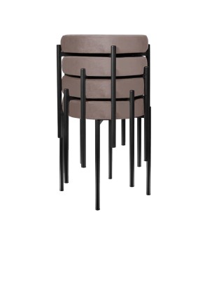 Табурет M DikLine, B5 LATTE, ножки черные