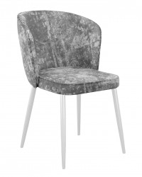 Стул DikLine 347 M13 светло-серый, ножки белые