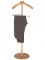 Вешалка костюмная В 25Н (112х48х32,5) в классическом стиле, светло-коричневый