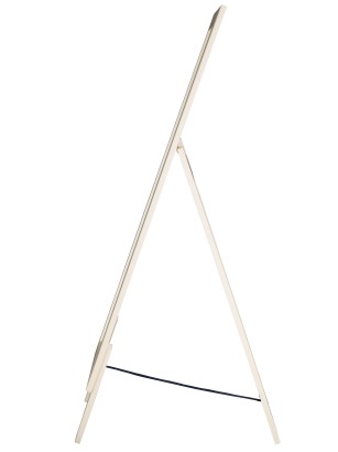 Зеркало напольное BeautyStyle 1 (130х35х45) в классическом стиле, слоновая кость