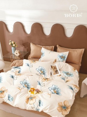 Комплект постельного белья на резинке Bodroom 1.5 сп., 2 сп., евро, семейный арт. R-055