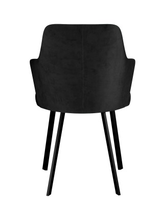 Стул DikLine 245 поворотный, К21 черный, ножки черные