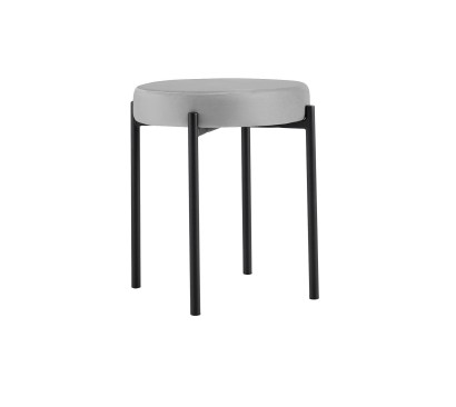 Табурет M DikLine, B22 GREY, ножки черные