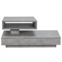 Стол журнальный Till, (40,5х85х55) в стиле лофт, бетон Стол журнальный Till, (40,5х85х55) в стиле лофт, бетон
