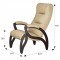 Кресло для отдыха Весна Компакт экокожа (99х59х87) в скандинавском стиле, eva2, венге