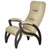Кресло для отдыха Весна Компакт экокожа (99х59х87) в скандинавском стиле, eva2, венге