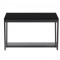 Стол журнальный BeautyStyle 1 (43х70х70) в стиле техно, графит, стекло черное