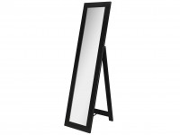 Зеркало напольное BeautyStyle 8 (138х35х45) в классическом стиле, черный