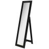 Зеркало напольное BeautyStyle 8 (138х35х45) в классическом стиле, черный
