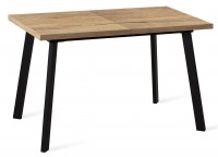 Стол DikLine HB120 Дуб Галифакс натуральный /опоры черные