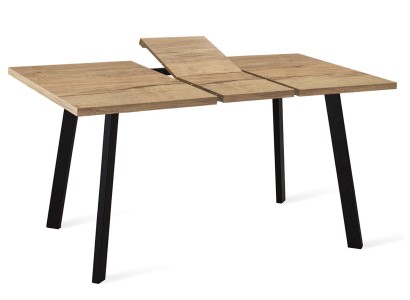 Стол DikLine HB120 Дуб Галифакс натуральный /опоры черные