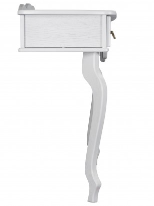 Консоль Берже 6 (85х110х41) в классическом стиле, белый ясень