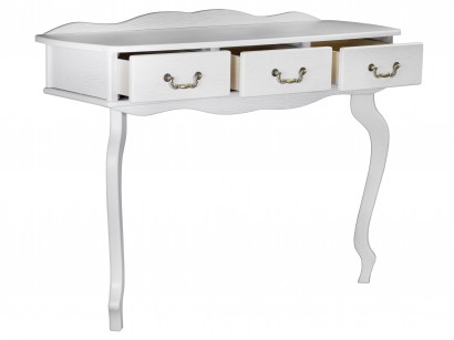 Консоль Берже 6 (85х110х41) в классическом стиле, белый ясень
