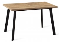 Стол Dikline HB140 Дуб Галифакс натуральный (ЛДСП EGGER)/опоры черные