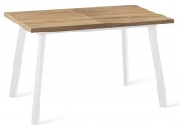 Стол DikLine HB120 Дуб Галифакс натуральный /опоры белые